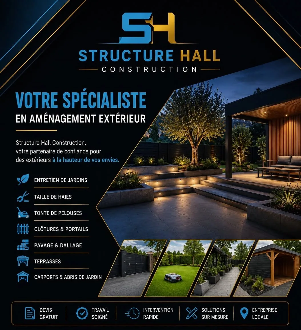 Équipe StructureHall sur un chantier